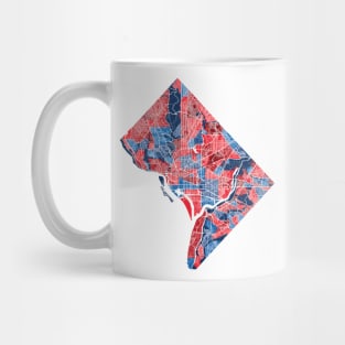 Washington DC Neighborhood Map Mug